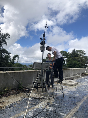 纳板河保护区完成气象监测点设置 提升生态资源监测能力